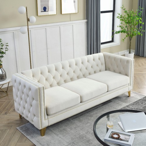 Seater chesterfield velvet - 3,