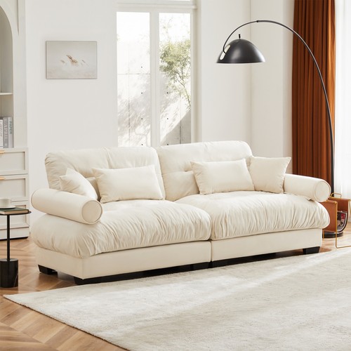 Luxury velvet loveseat sofa - loveseat,